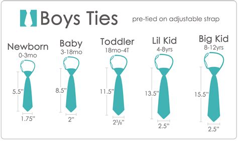 big kids ties size 14.